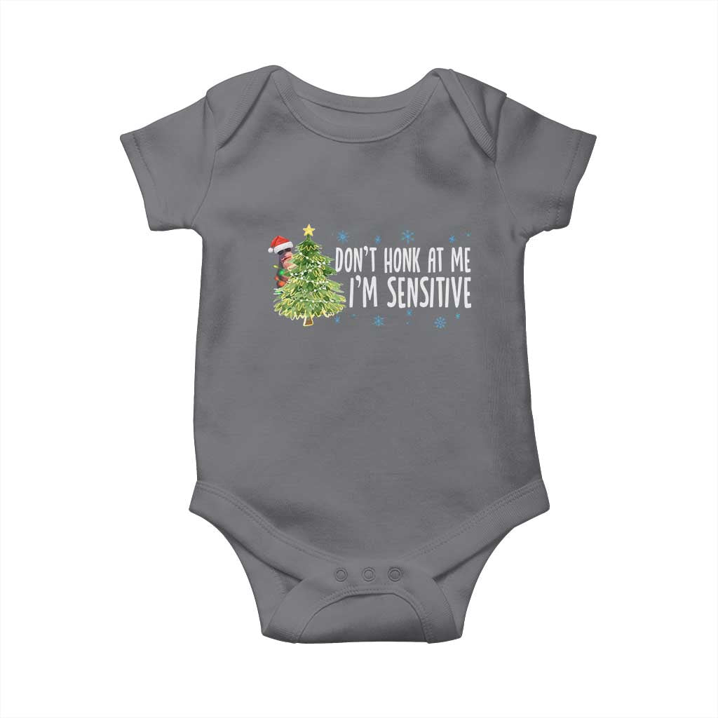 Christmas Marcus The Worm Baby Onesie Dont Honk At Me Im Sensitive Funny Brainrot Meme TS10 Charcoal Print Your Wear