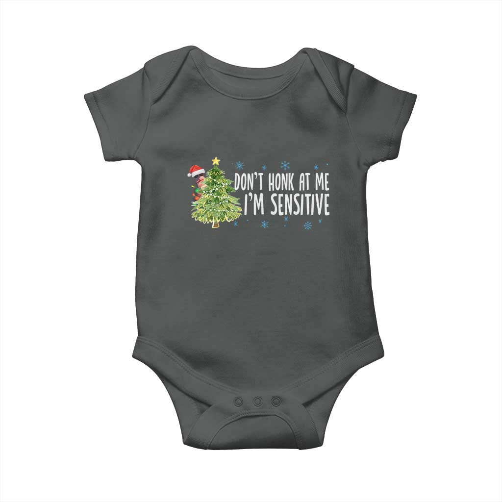 Christmas Marcus The Worm Baby Onesie Dont Honk At Me Im Sensitive Funny Brainrot Meme TS10 Dark Heather Print Your Wear