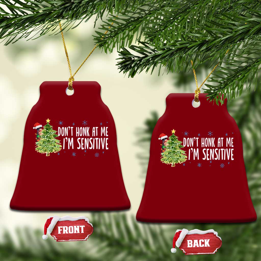 Christmas Marcus The Worm Ceramic Ornament Dont Honk At Me Im Sensitive Funny Brainrot Meme TS10 Print Your Wear