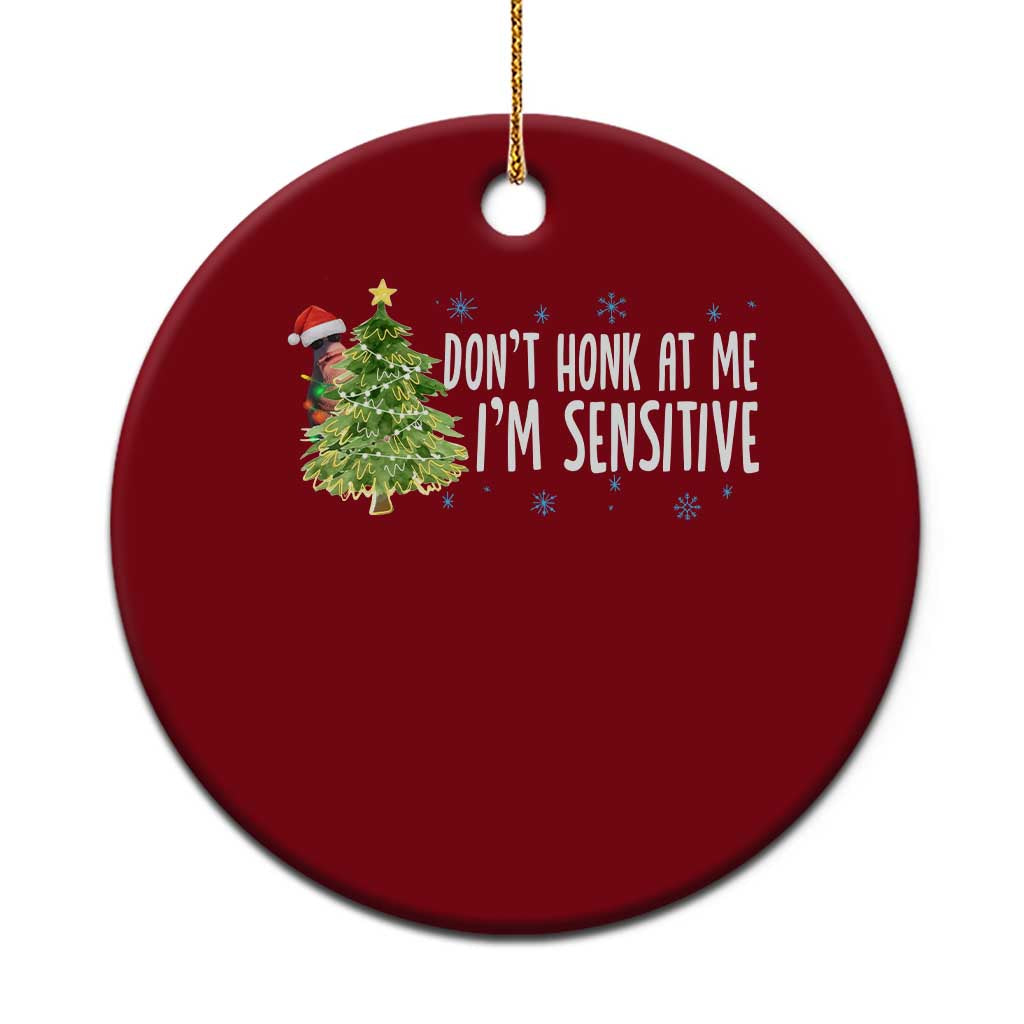 Christmas Marcus The Worm Ceramic Ornament Dont Honk At Me Im Sensitive Funny Brainrot Meme TS10 1pc Red Print Your Wear