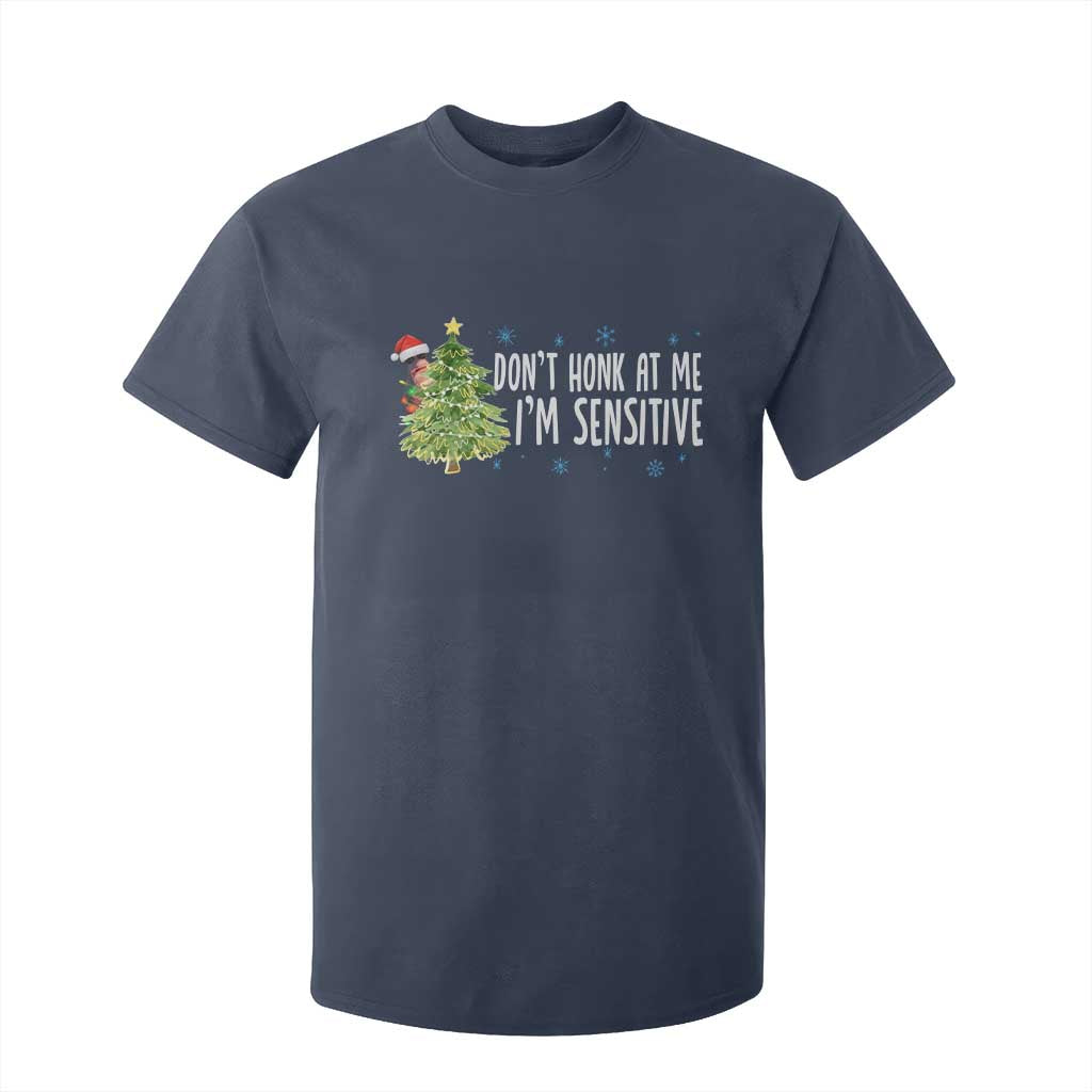Christmas Marcus The Worm T Shirt For Kid Dont Honk At Me Im Sensitive Funny Brainrot Meme TS10 Navy Print Your Wear