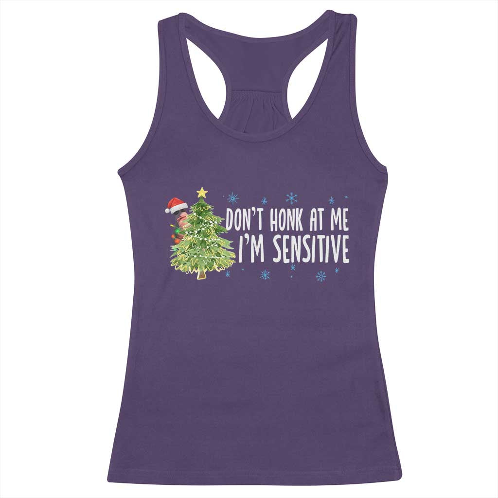 Christmas Marcus The Worm Racerback Tank Top Dont Honk At Me Im Sensitive Funny Brainrot Meme TS10 Purple Print Your Wear