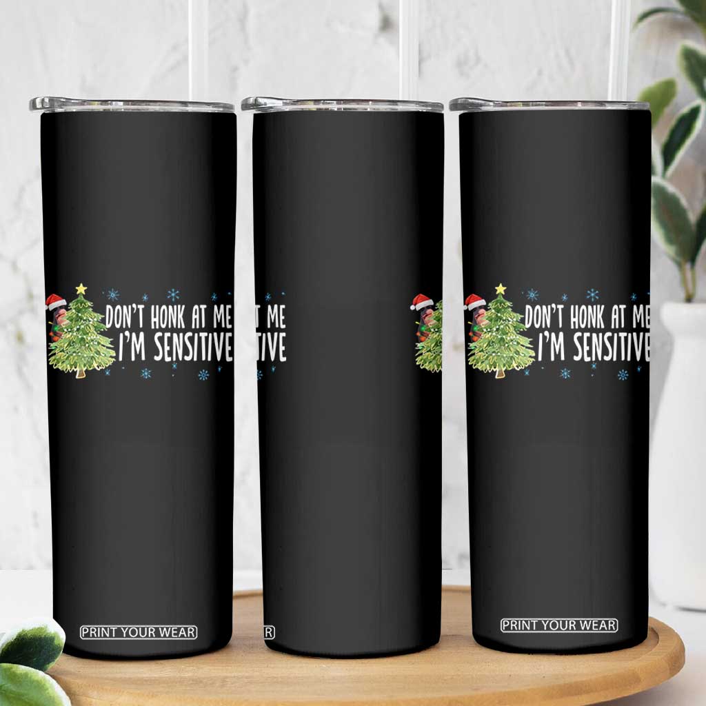 Christmas Marcus The Worm Skinny Tumbler Dont Honk At Me Im Sensitive Funny Brainrot Meme TS10 Print Your Wear