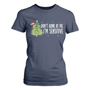 Christmas Marcus The Worm T Shirt For Women Dont Honk At Me Im Sensitive Funny Brainrot Meme TS10 Navy Print Your Wear