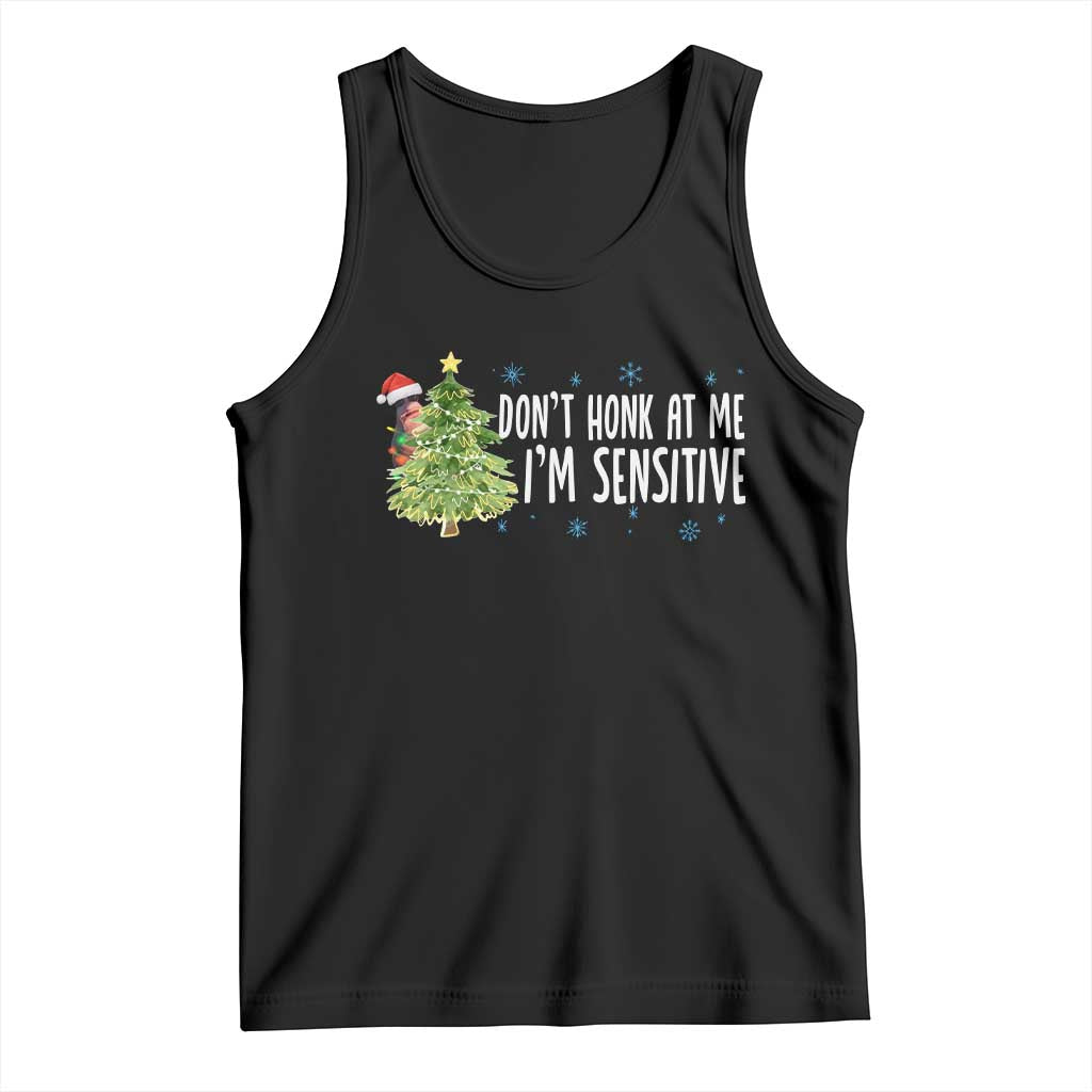 Christmas Marcus The Worm Tank Top Dont Honk At Me Im Sensitive Funny Brainrot Meme TS10 Black Print Your Wear