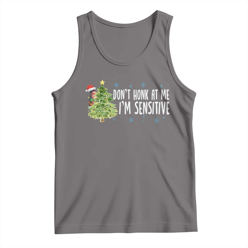 Christmas Marcus The Worm Tank Top Dont Honk At Me Im Sensitive Funny Brainrot Meme TS10 Deep Heather Print Your Wear
