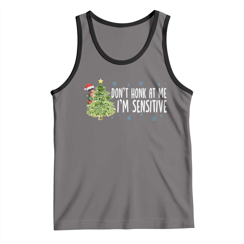 Christmas Marcus The Worm Tank Top Dont Honk At Me Im Sensitive Funny Brainrot Meme TS10 Deep Heather Black Print Your Wear
