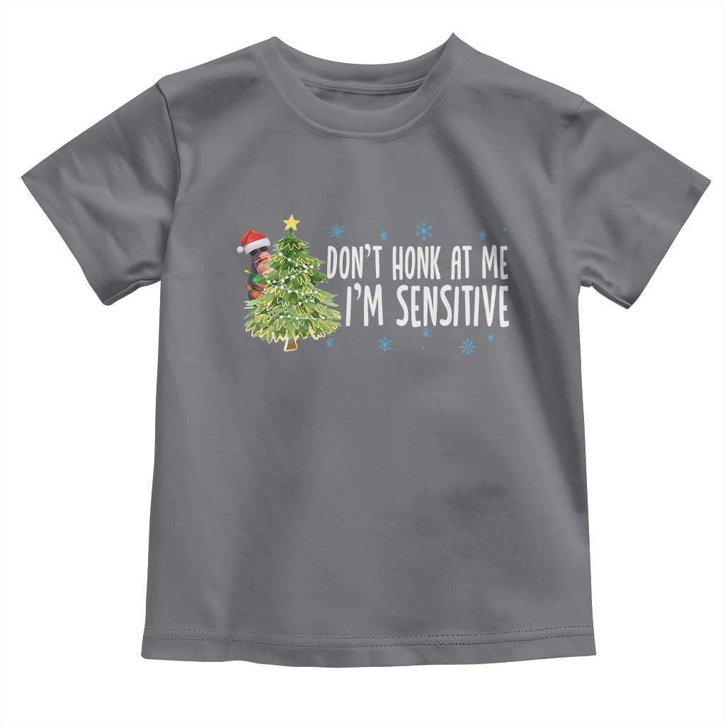 Christmas Marcus The Worm Toddler T Shirt Dont Honk At Me Im Sensitive Funny Brainrot Meme TS10 Charcoal Print Your Wear