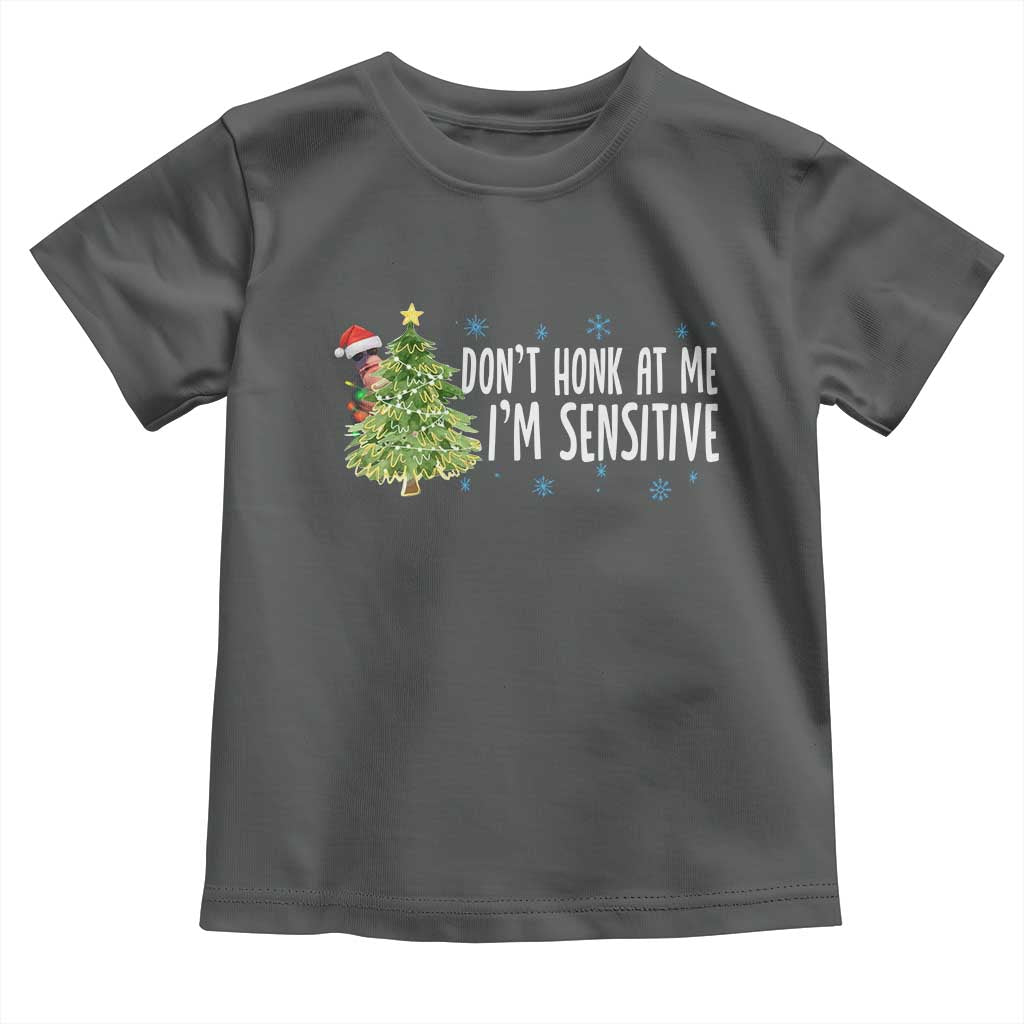 Christmas Marcus The Worm Toddler T Shirt Dont Honk At Me Im Sensitive Funny Brainrot Meme TS10 Dark Heather Print Your Wear