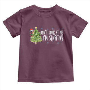 Christmas Marcus The Worm Toddler T Shirt Dont Honk At Me Im Sensitive Funny Brainrot Meme TS10 Maroon Print Your Wear