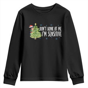 Christmas Marcus The Worm Youth Sweatshirt Dont Honk At Me Im Sensitive Funny Brainrot Meme TS10 Black Print Your Wear