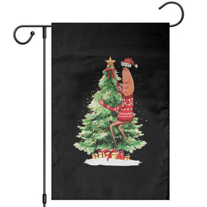 Marcus The Worm Christmas Garden Flag Funny Brain Rot Meme TS10 Black Print Your Wear