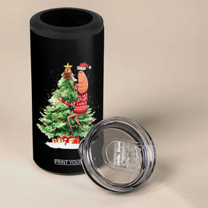 Marcus The Worm Christmas 4 in 1 Can Cooler Tumbler Funny Brain Rot Meme TS10 Print Your Wear