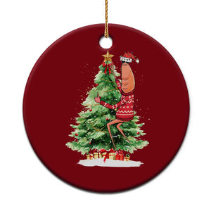 Marcus The Worm Christmas Ceramic Ornament Funny Brain Rot Meme TS10 1pc Red Print Your Wear