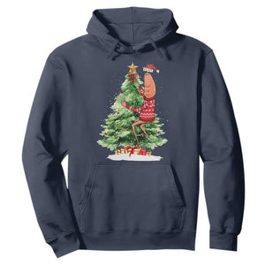 Marcus The Worm Christmas Hoodie Funny Brain Rot Meme TS10 Navy Print Your Wear