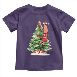 Marcus The Worm Christmas Toddler T Shirt Funny Brain Rot Meme TS10 Purple Print Your Wear
