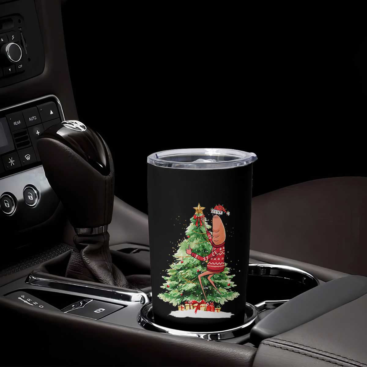Marcus The Worm Christmas Tumbler Cup Funny Brain Rot Meme TS10 Print Your Wear