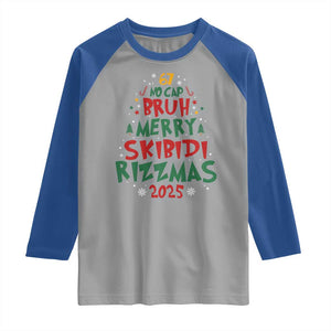 Funny Six Seven 67 Meme Christmas Tree Raglan Shirt Funny 6 7 Bruh Gen Alpha Slang Viral Meme TS10 Sport Gray Royal Print Your Wear