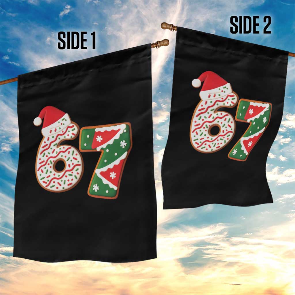 67 Christmas Garden Flag Funny Six Seven 6 7 Meme Pajamas Gen Alpha Slang TS10 Print Your Wear