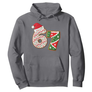 67 Christmas Hoodie Funny Six Seven 6 7 Meme Pajamas Gen Alpha Slang TS10 Charcoal Print Your Wear