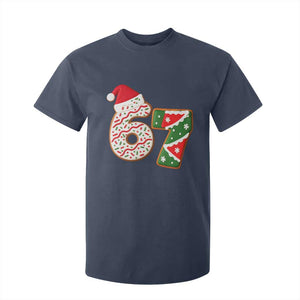 67 Christmas T Shirt For Kid Funny Six Seven 6 7 Meme Pajamas Gen Alpha Slang TS10 Navy Print Your Wear