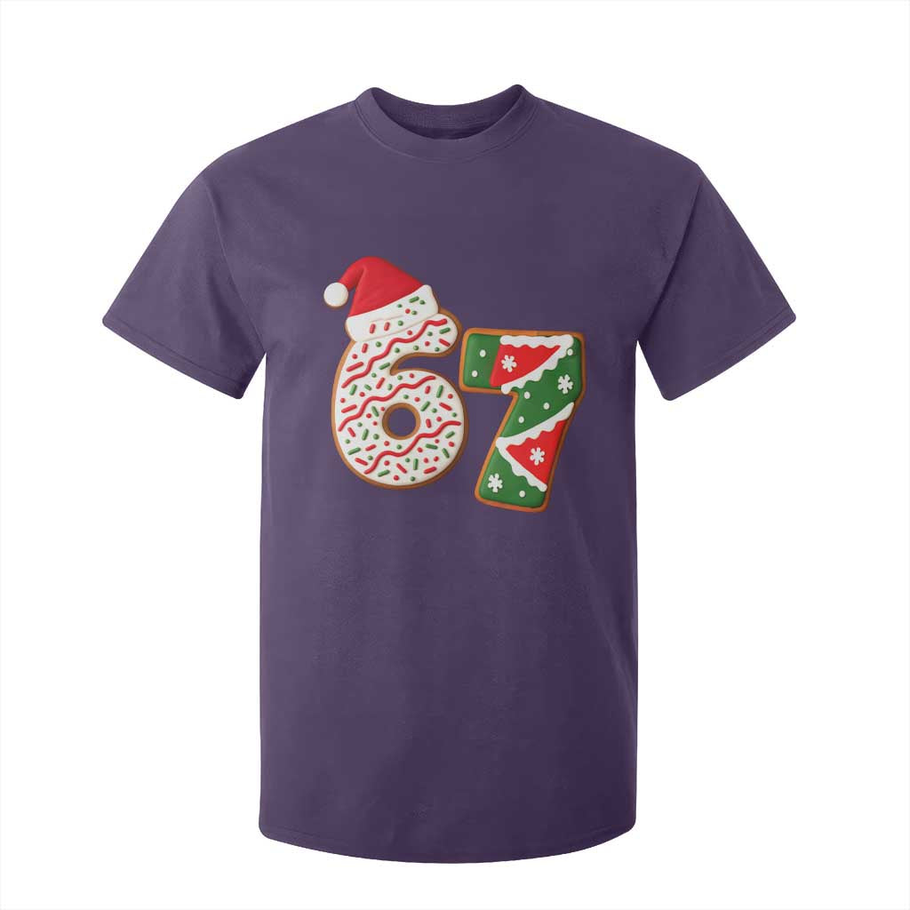67 Christmas T Shirt For Kid Funny Six Seven 6 7 Meme Pajamas Gen Alpha Slang TS10 Purple Print Your Wear