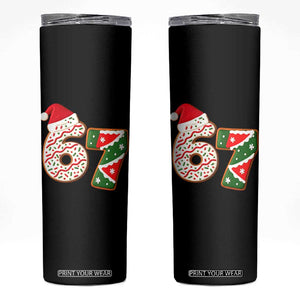 67 Christmas Skinny Tumbler Funny Six Seven 6 7 Meme Pajamas Gen Alpha Slang TS10 Black Print Your Wear