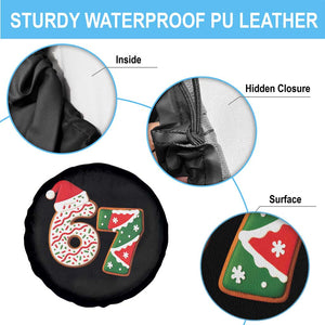 67 Christmas Spare Tire Cover Funny Six Seven 6 7 Meme Pajamas Gen Alpha Slang TS10 Print Your Wear