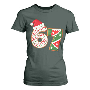 67 Christmas T Shirt For Women Funny Six Seven 6 7 Meme Pajamas Gen Alpha Slang TS10 Dark Forest Green Print Your Wear