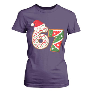 67 Christmas T Shirt For Women Funny Six Seven 6 7 Meme Pajamas Gen Alpha Slang TS10 Purple Print Your Wear