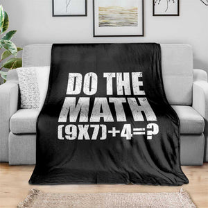 Do The Math 67 Meme Throw Blanket Funny Six Seven Meme Brainrot Math Teacher TS10 Print Your Wear