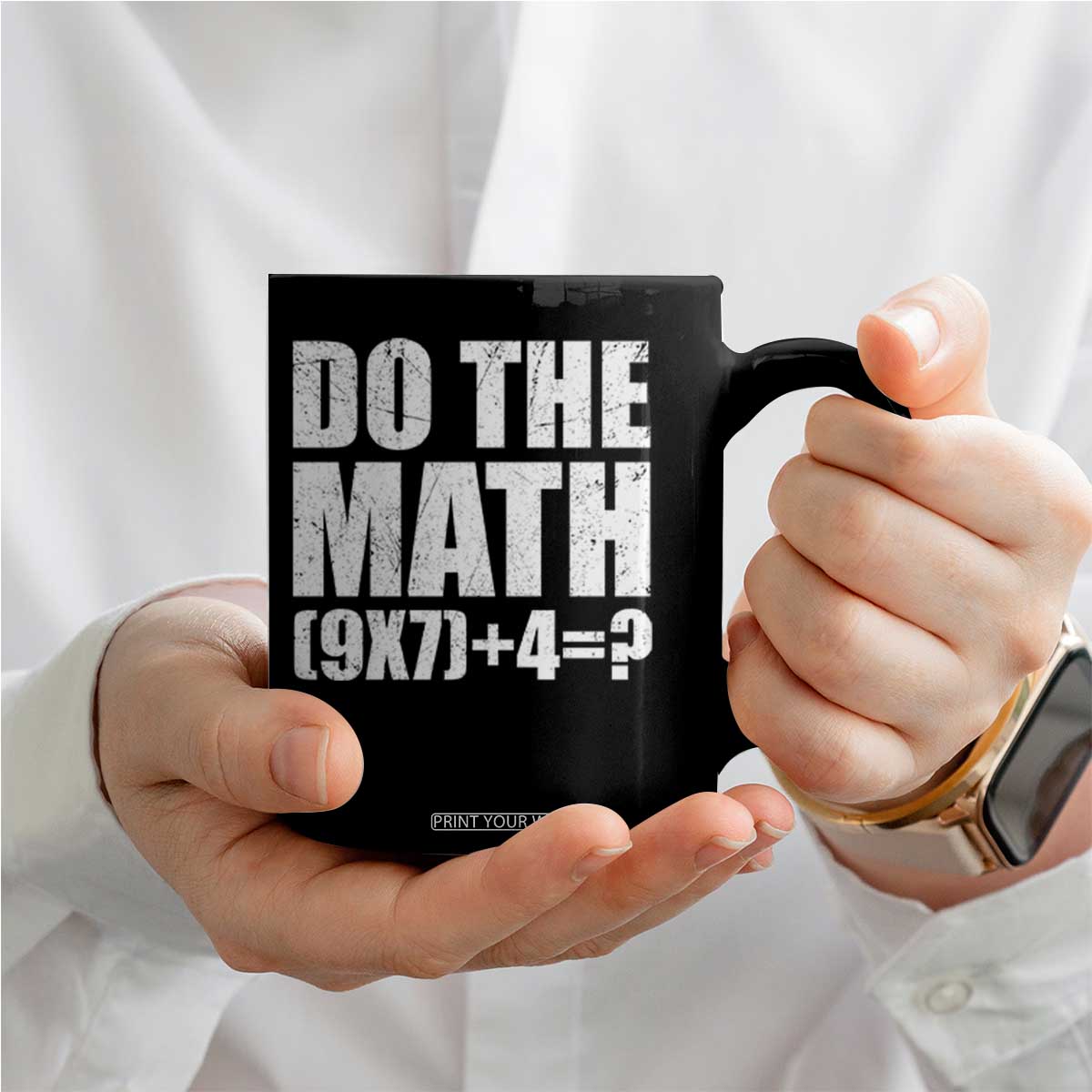 Do The Math 67 Meme Coffee Mug Funny Six Seven Meme Brainrot Math Teacher TS10 Print Your Wear