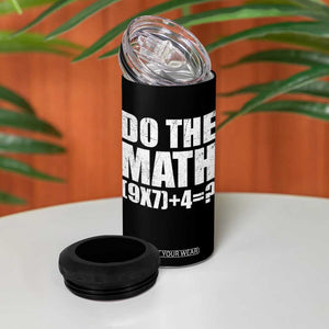 Do The Math 67 Meme 4 in 1 Can Cooler Tumbler Funny Six Seven Meme Brainrot Math Teacher TS10 Print Your Wear