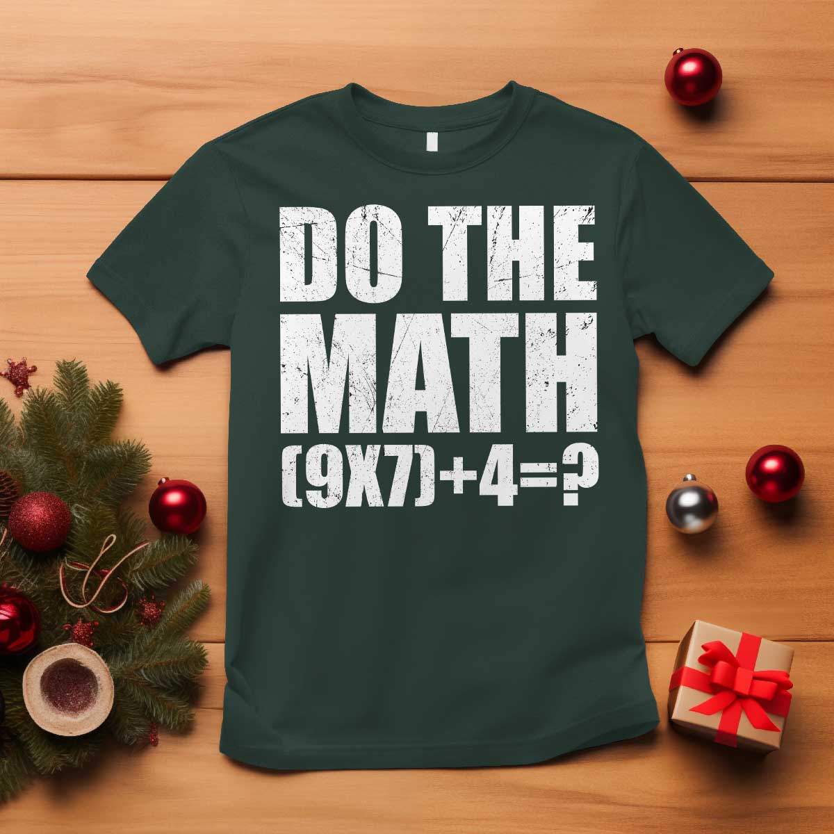 Do The Math 67 Meme T Shirt Funny Six Seven Meme Brainrot Math Teacher TS10 Dark Forest Green Print Your Wear