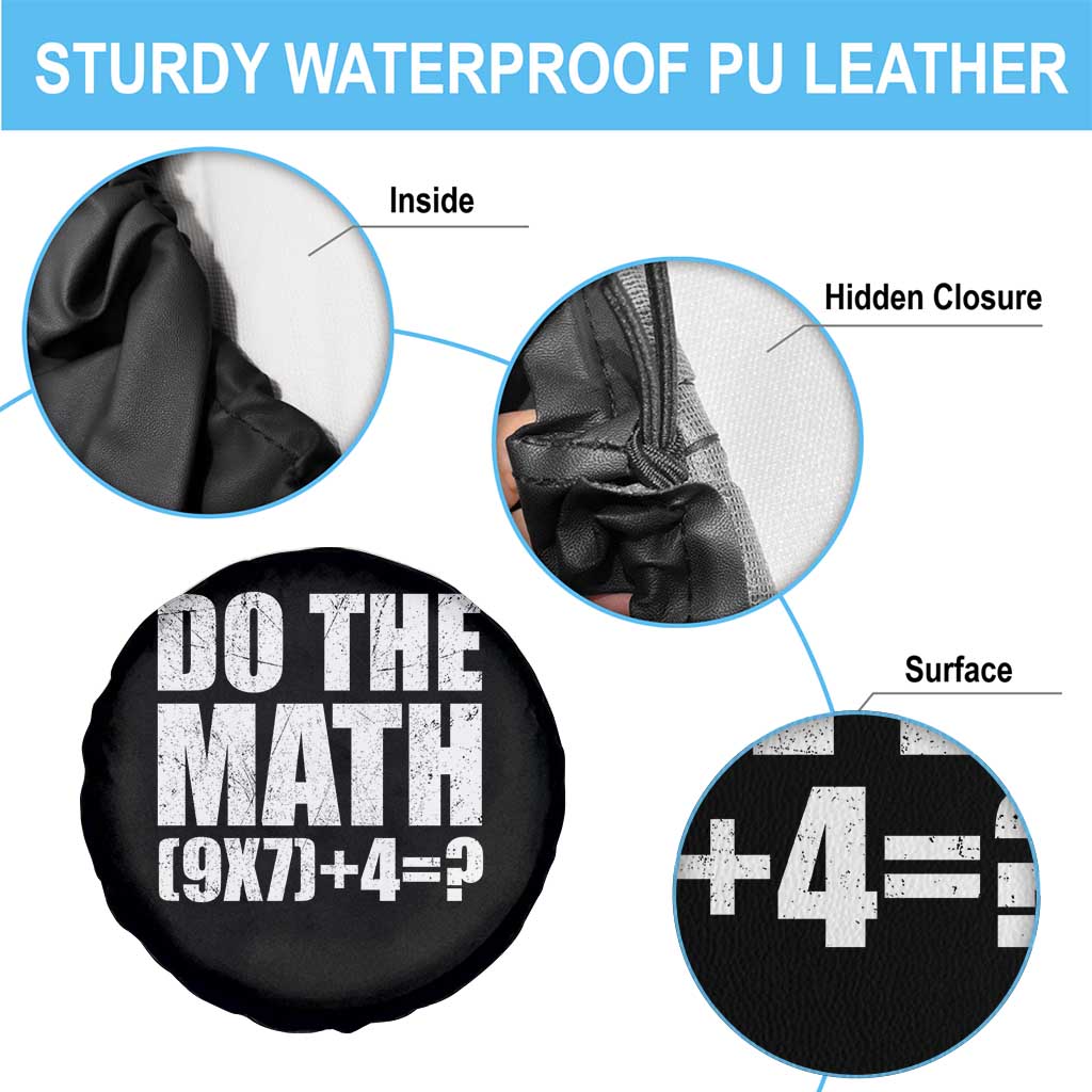 Do The Math 67 Meme Spare Tire Cover Funny Six Seven Meme Brainrot Math Teacher TS10 Print Your Wear