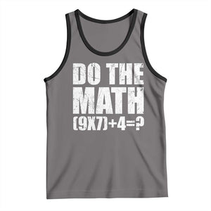 Do The Math 67 Meme Tank Top Funny Six Seven Meme Brainrot Math Teacher TS10 Deep Heather Black Print Your Wear