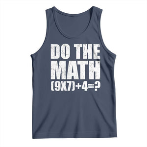 Do The Math 67 Meme Tank Top Funny Six Seven Meme Brainrot Math Teacher TS10 Navy Print Your Wear
