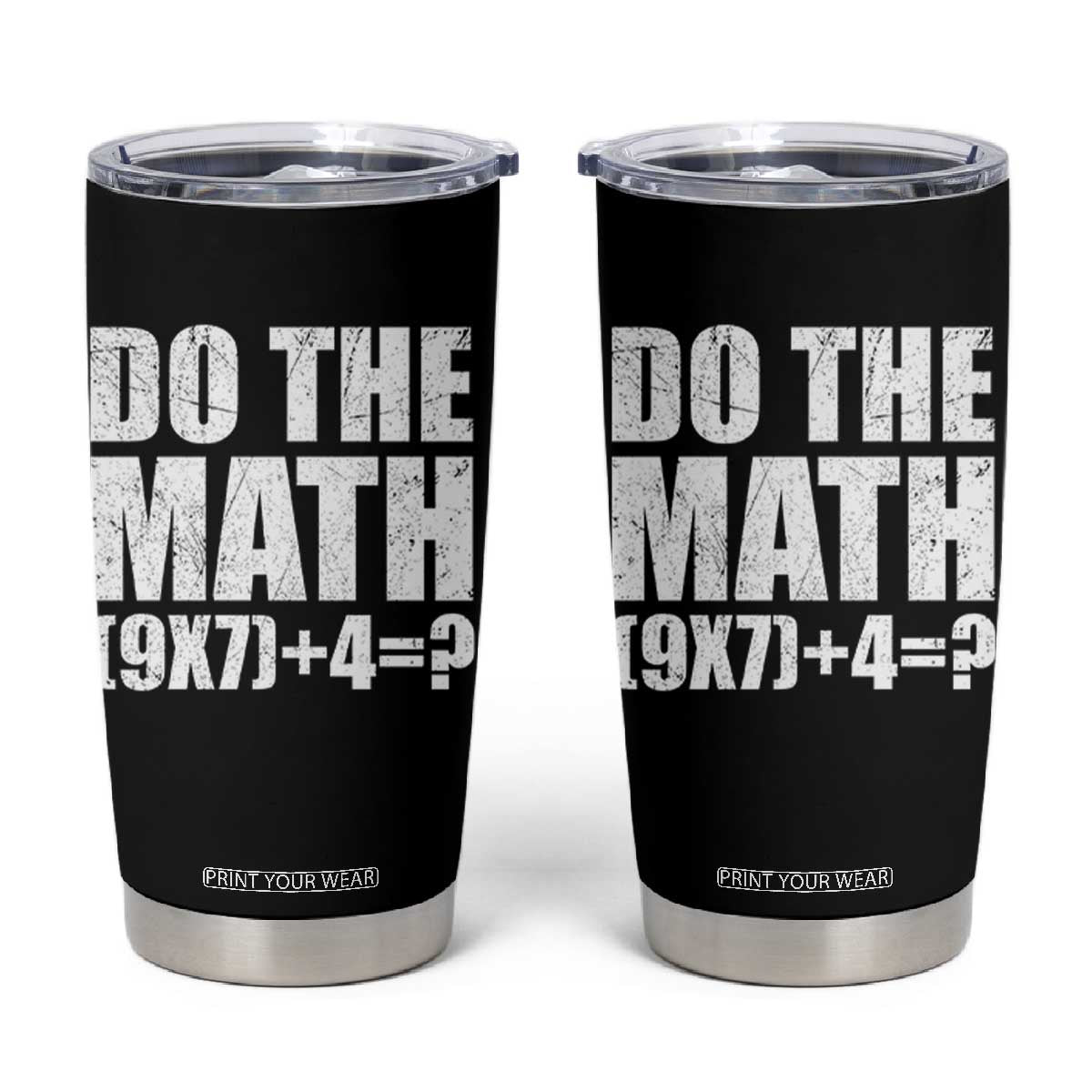 Do The Math 67 Meme Tumbler Cup Funny Six Seven Meme Brainrot Math Teacher TS10 Black Print Your Wear