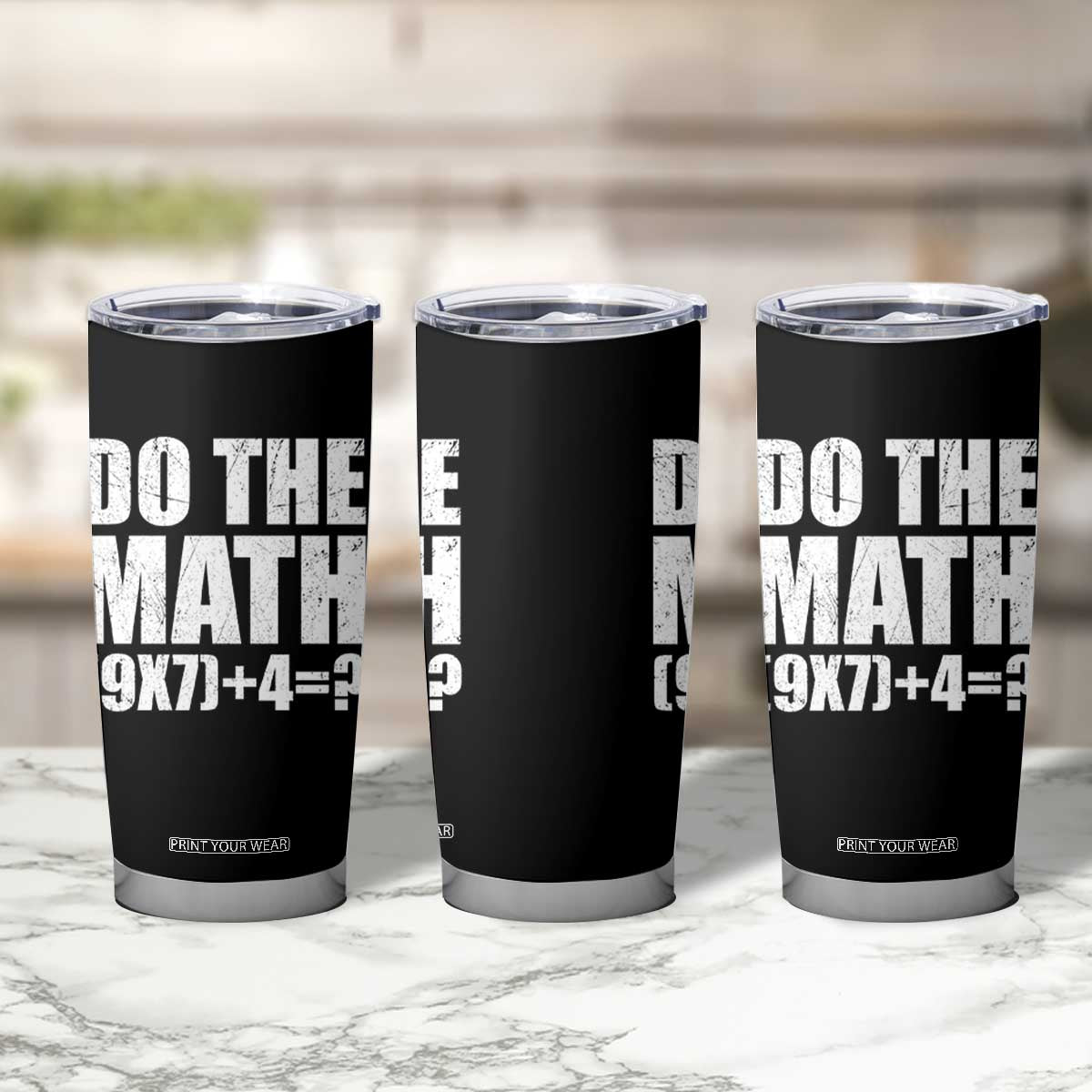 Do The Math 67 Meme Tumbler Cup Funny Six Seven Meme Brainrot Math Teacher TS10 Print Your Wear