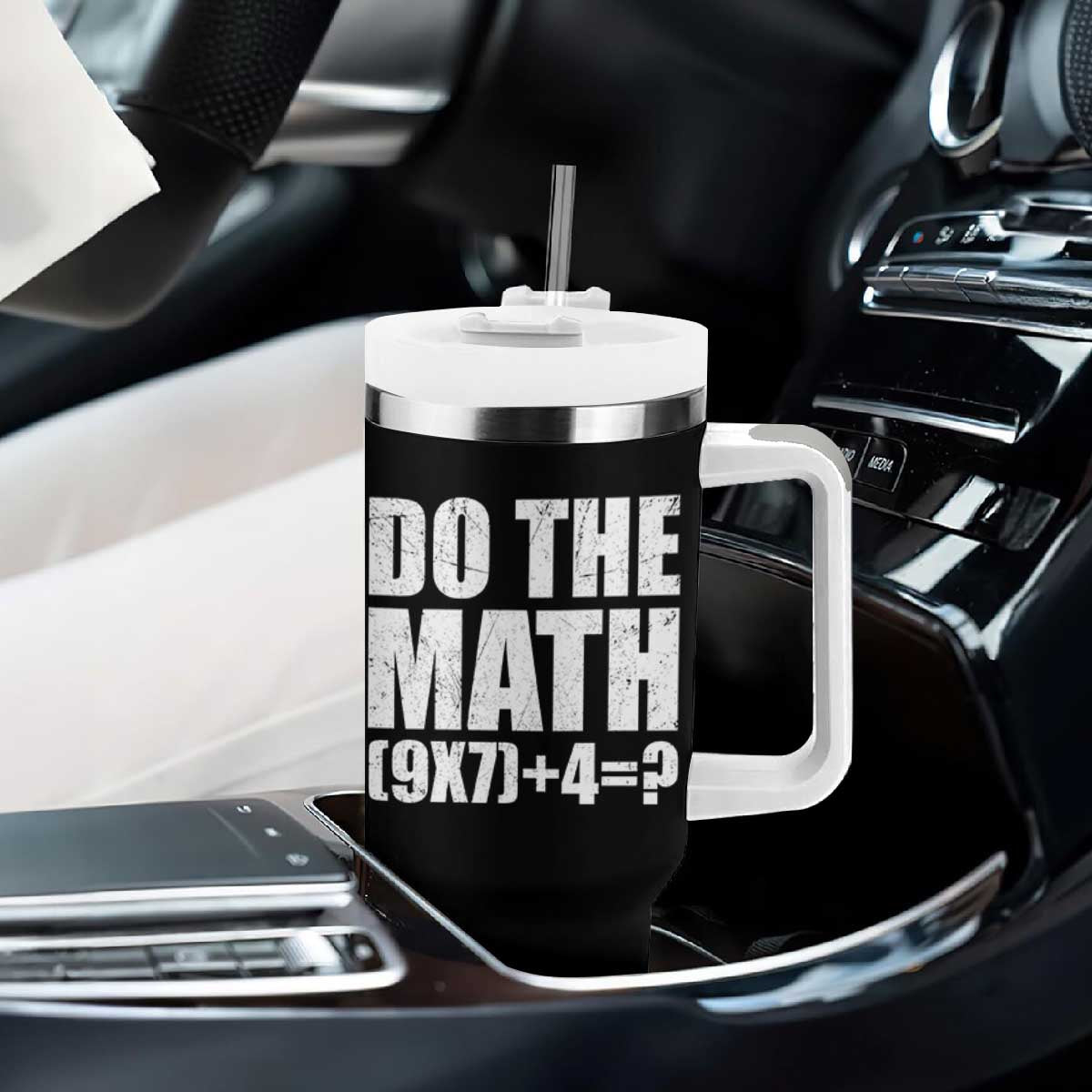Do The Math 67 Meme Tumbler With Handle Funny Six Seven Meme Brainrot Math Teacher TS10 Print Your Wear