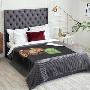 67 Christmas Throw Blanket Funny Six Seven Meme Brainrot Santa Claus Boys TS10 Print Your Wear