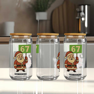 67 Christmas Glass Can Funny Six Seven Meme Brainrot Santa Claus Boys TS10 Print Your Wear