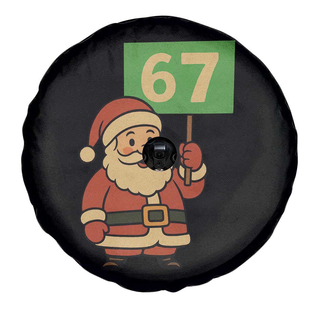 67 Christmas Spare Tire Cover Funny Six Seven Meme Brainrot Santa Claus Boys TS10 Print Your Wear