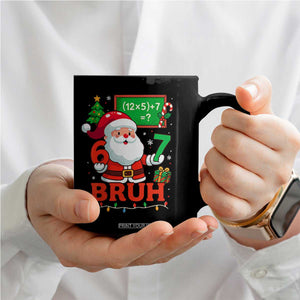 67 Teacher Christmas Coffee Mug Santa Six Seven Meme Math Equation Bruh TS10 Print Your Wear