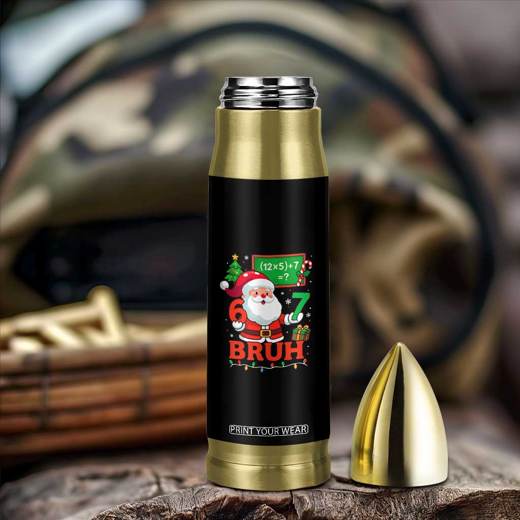 67 Teacher Christmas Bullet Tumbler Santa Six Seven Meme Math Equation Bruh TS10 Print Your Wear