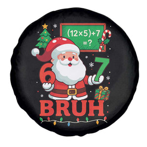 67 Teacher Christmas Spare Tire Cover Santa Six Seven Meme Math Equation Bruh TS10 Print Your Wear