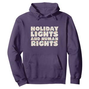 Holiday Lights Human Rights Christmas Hoodie TS10 Purple Print Your Wear