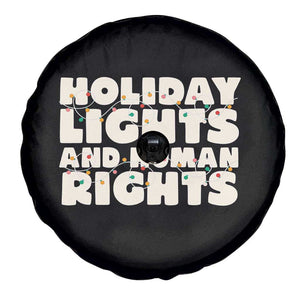 Holiday Lights Human Rights Christmas Spare Tire Cover TS10 Print Your Wear
