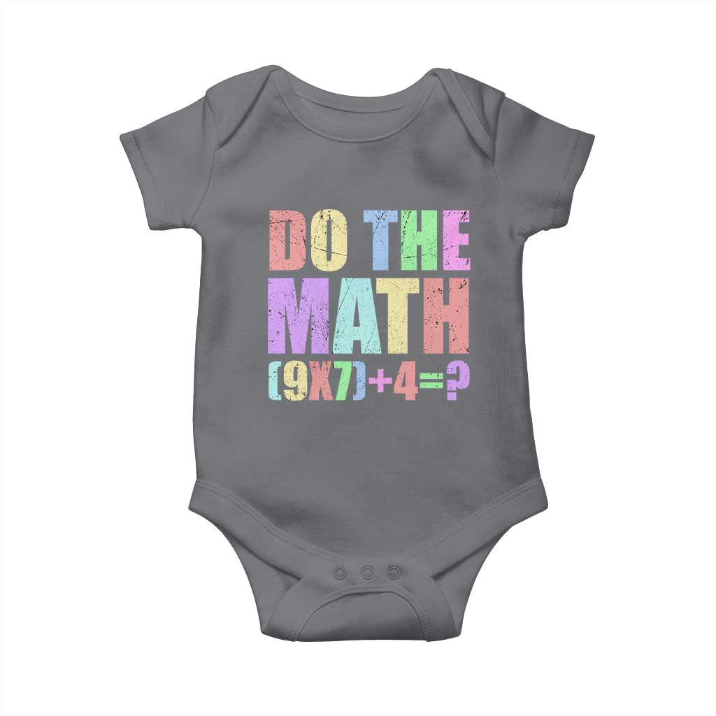 Funny Six Seven 6 7 Meme Teacher Baby Onesie Brainrot Girls Kids Teens TS10 Charcoal Print Your Wear