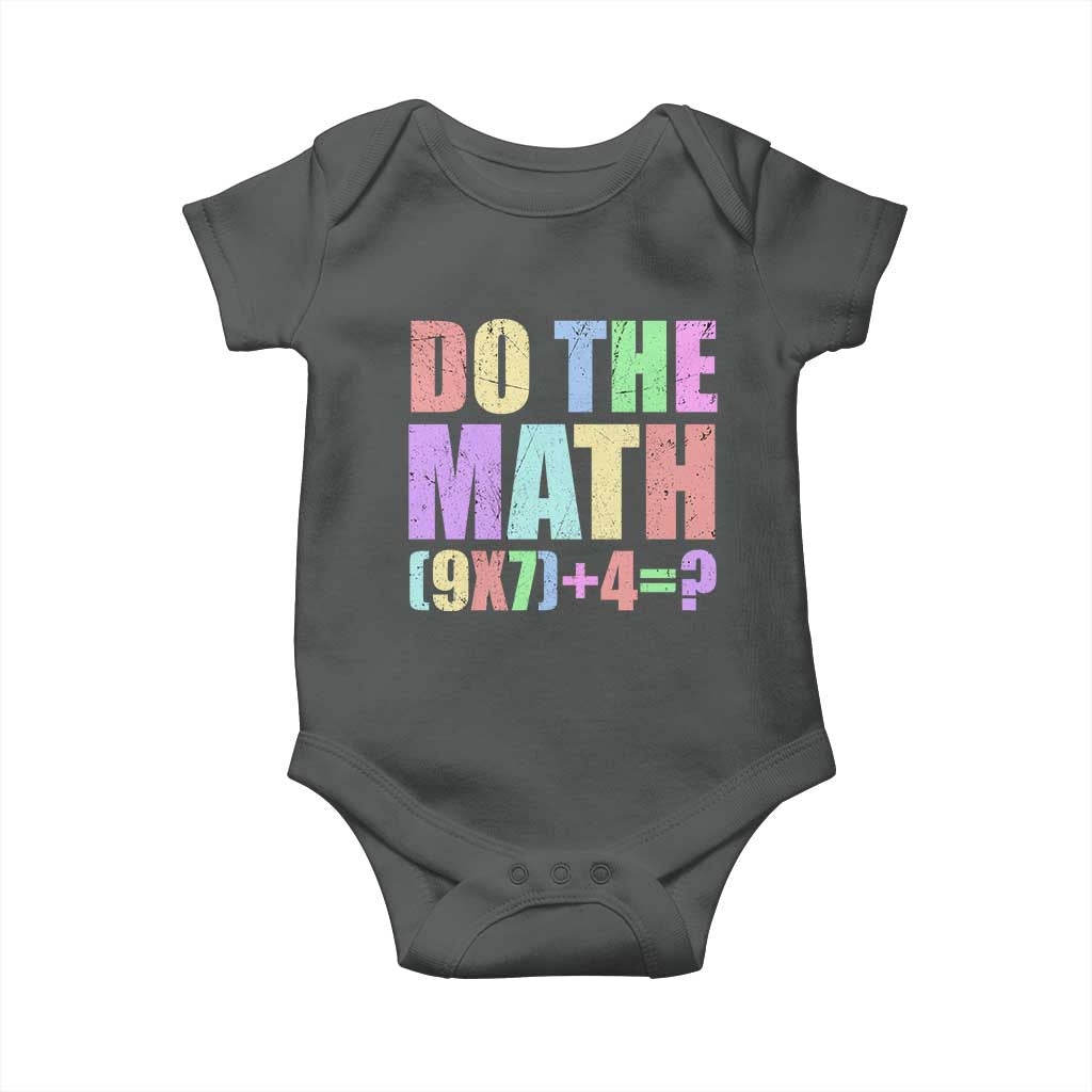 Funny Six Seven 6 7 Meme Teacher Baby Onesie Brainrot Girls Kids Teens TS10 Dark Heather Print Your Wear